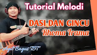 Tutorial Melodi DASI DAN GINCU Original Rhoma Irama // Tutorial Melodi Dangdut Termudah