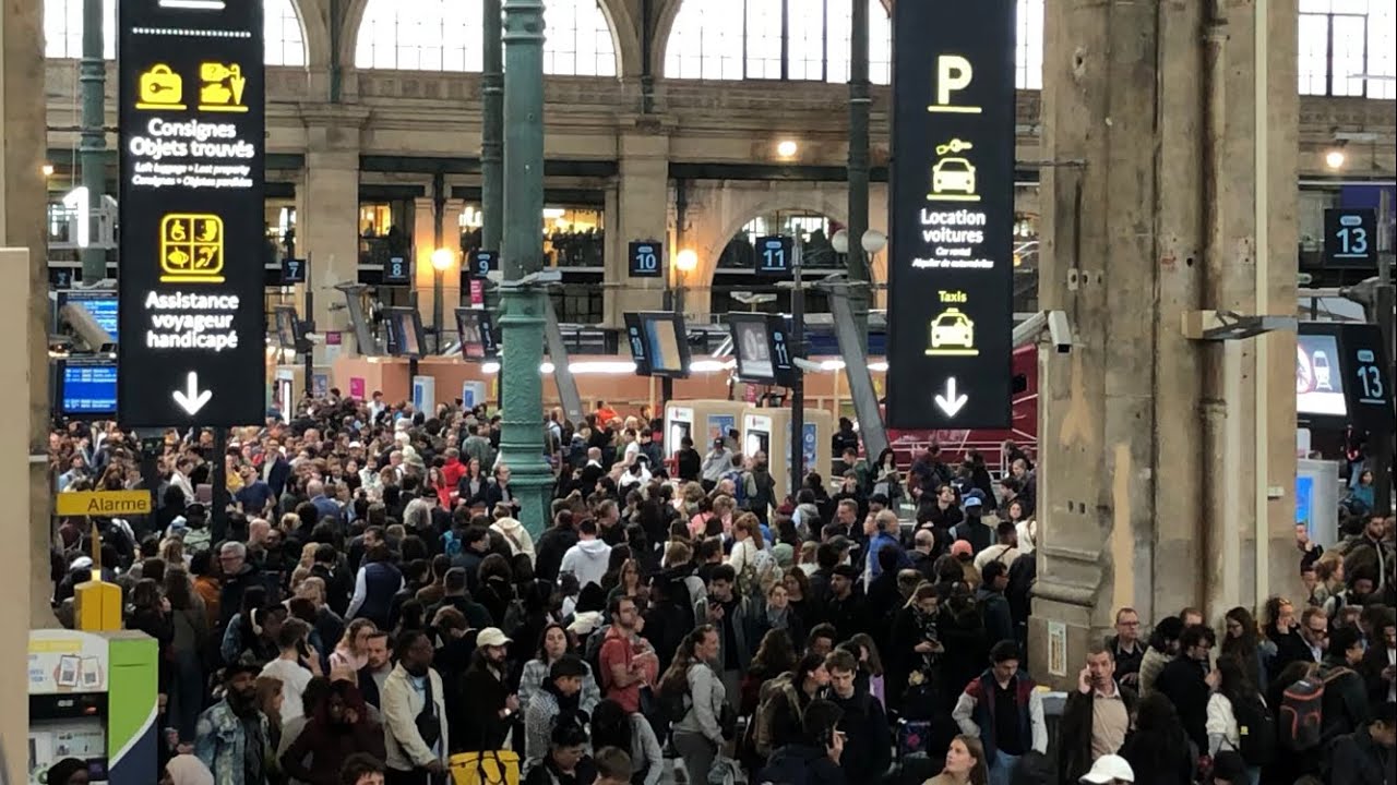 (Caténaire cassée) : Forte affluence, 2h de retard, trains Grandes Lignes paralysées