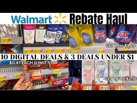 WALMART COUPONING DEALS 4/15 | 3 DEALS UNDER $1 | 11 IN-STORE ALL DIGITAL DEALS | REBATE COUPONING