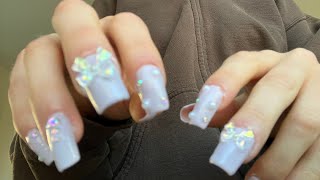 ASMR fast hand movements and plucking 💜