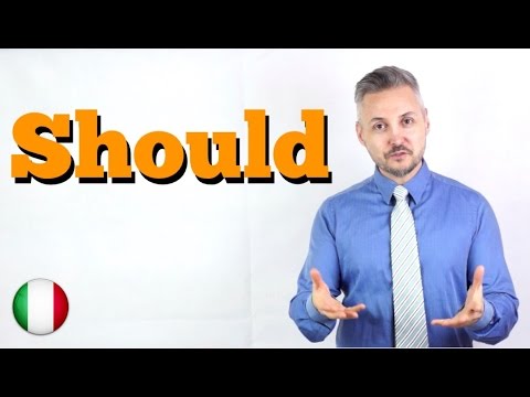Inglese per Italiani: Lezioni su SHOULD (Consigli e suggerimenti)