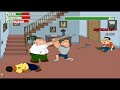 Peter quagmire and cleveland vs joewith healthbars