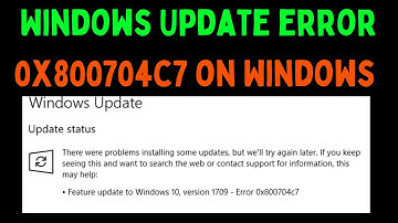How to Fix Windows Update Error 0x800704c7 on Windows 11