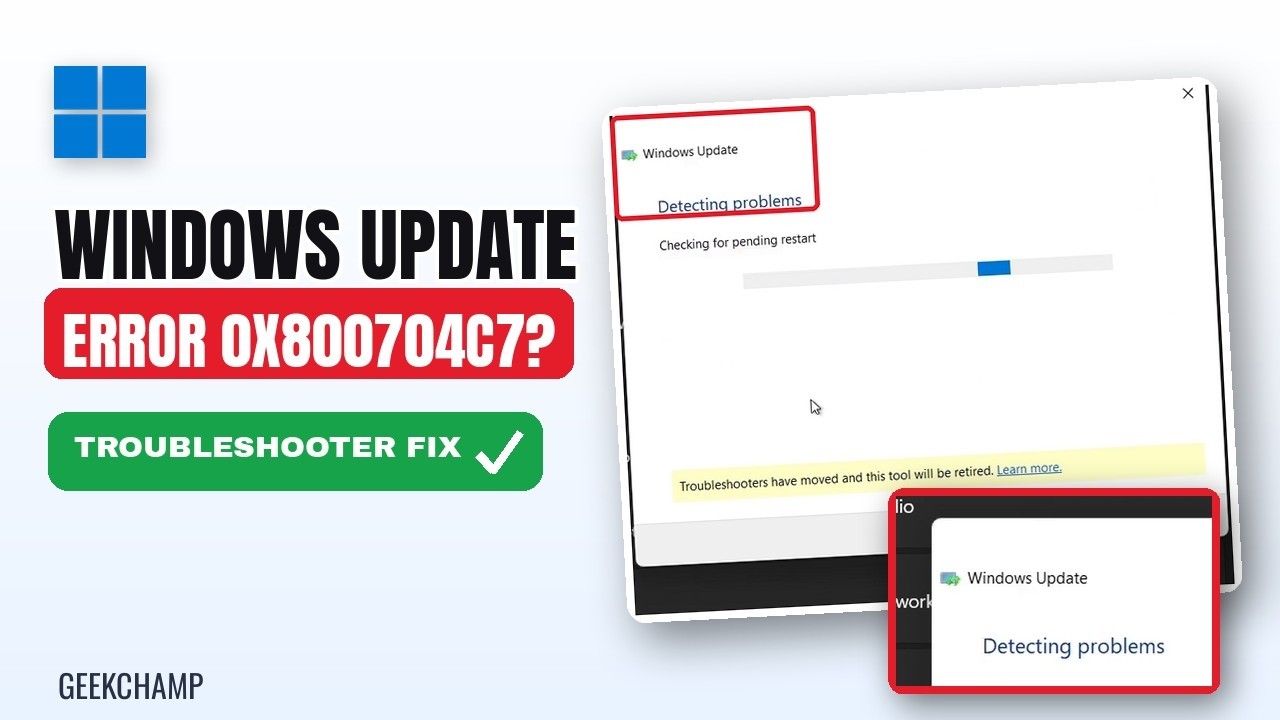 How to Fix Windows Update Error 0x800704c7 on Windows 11 - YouTube