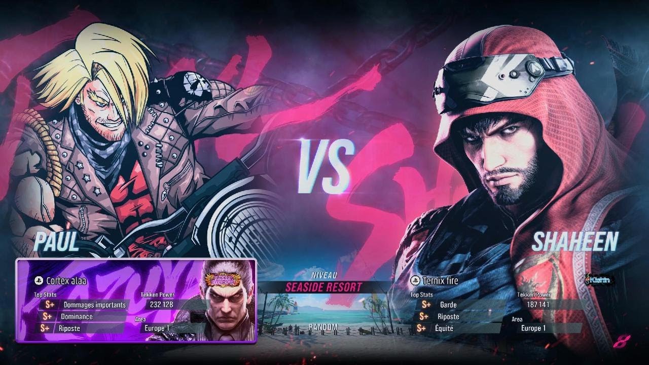 TEKKEN 8 (SEASON2) Cortex alaa (Paul) vs (Shaheen) Ternix fire Matches