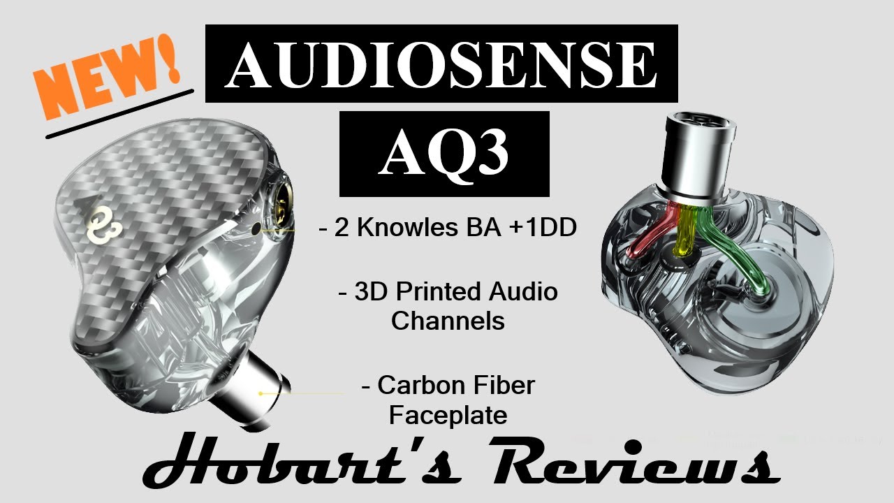 Audiosense AQ3 | 2 Knowles BA + 1 DD | Professional Grade Hybrid