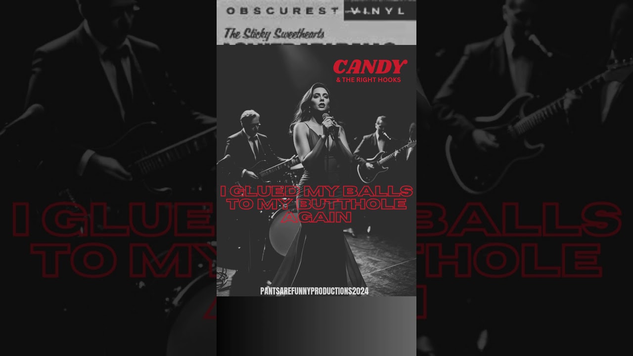 I GLUED MY BALLS TO MY BUTTHOLE AGAIN - CANDY & THE RIGHT HOOKS