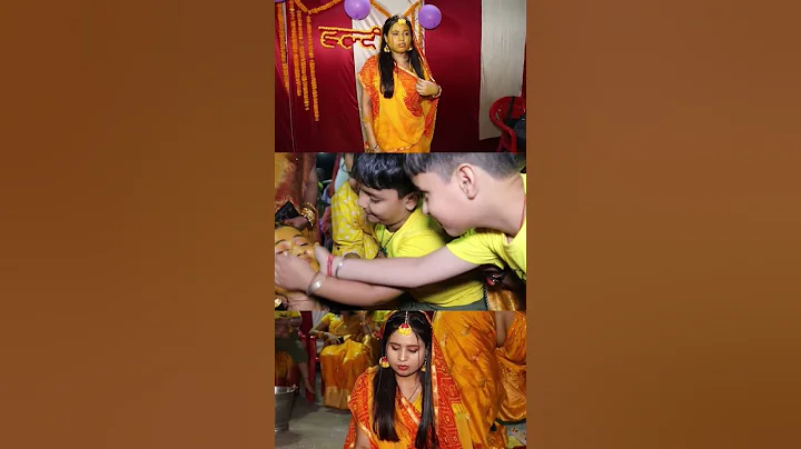 #weddingday #ram #sita #haldi haldi rasam