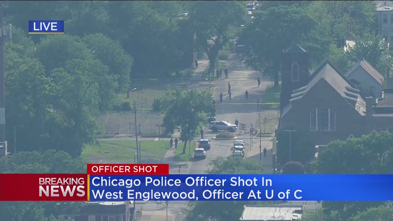 Chicago Police Officer shot in West Englewood - YouTube
