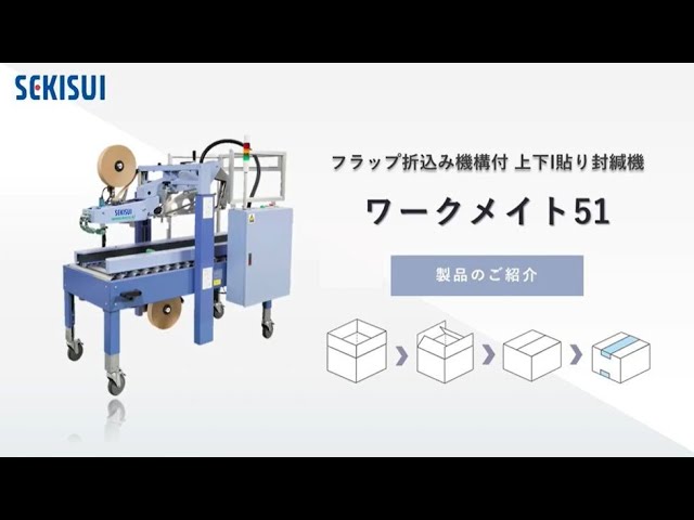 ワークメイト51｜フラップ折込機構付 調整型ダンボール上下I