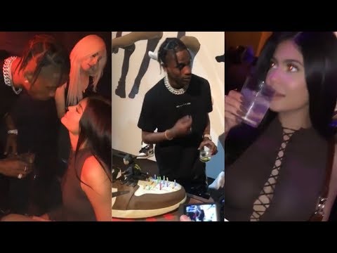 Travis Scott's Birthday Party kylie jenner snapchat music