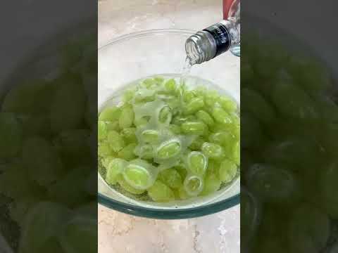 Shorts How To Make PROSECCO VODKA GRAPES Measurements Are On The L