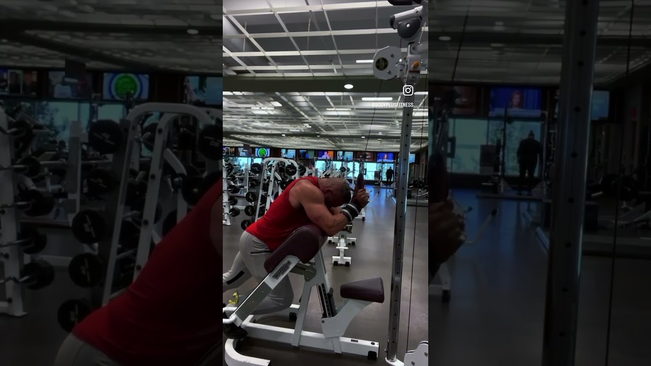 For the ultimate isolation of your triceps while doing push downs try doing them off the preacher
