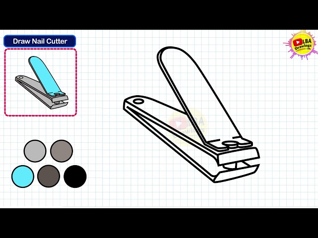 Vector Set of Nail Clipper Illustration