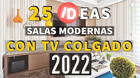 ¿El televisor debe estar centrado en la pared o en el mueble?