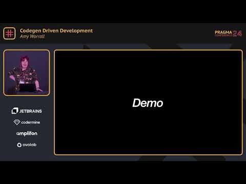 Pragma Conference 2024 - Codegen Driven Development - Amy Worrall