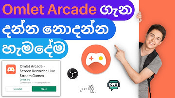 How to Live Stream YouTube Facebook Omlet Arcade iPhone android Sinhala