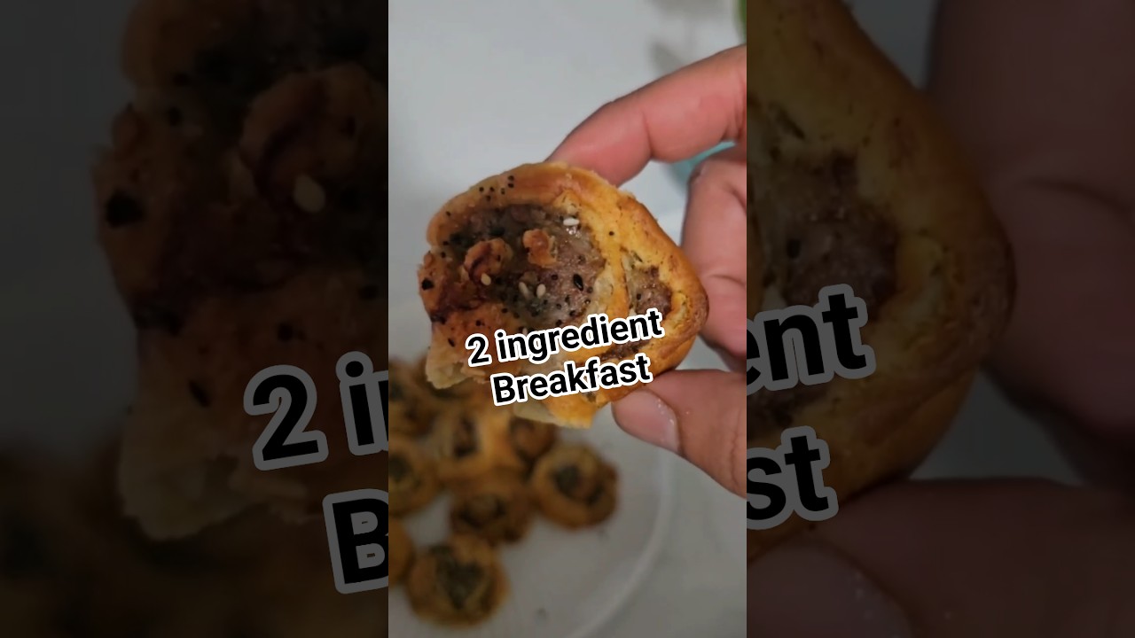 2 Ingredients breakfast Roll 