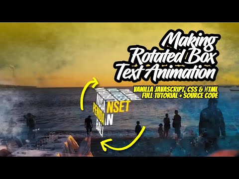 ROTATE3D TEXT ANIMATION