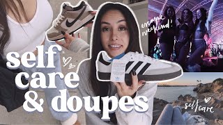 DHGATE ADIDAS SAMBAS + NIKE DUNKS UNBOXING | + self care, gym, and a halloween rave (escape) 😈👻✨