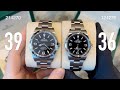 New Rolex Explorer 36mm 124270 vs Rolex Explorer 39mm 214270 review comparison