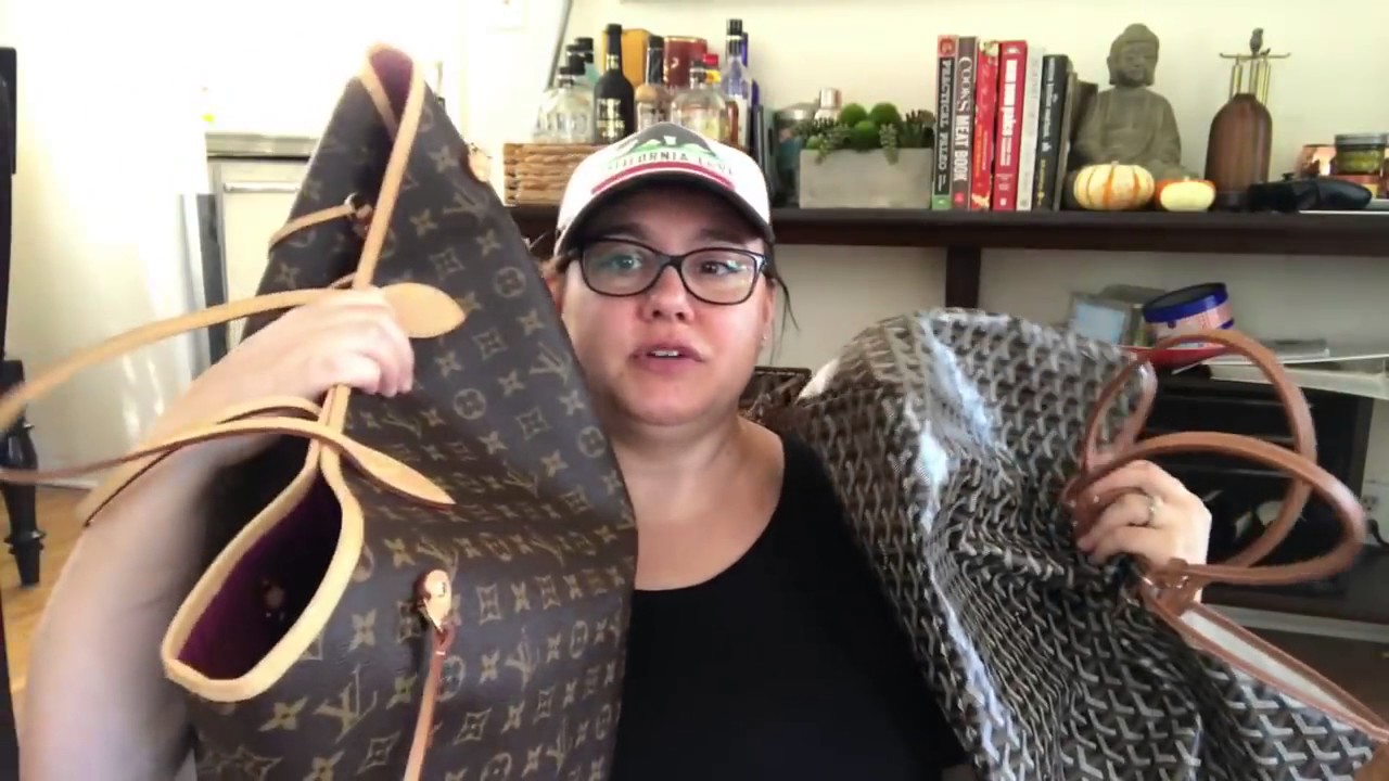 goyard st louis gm vs neverfull gm