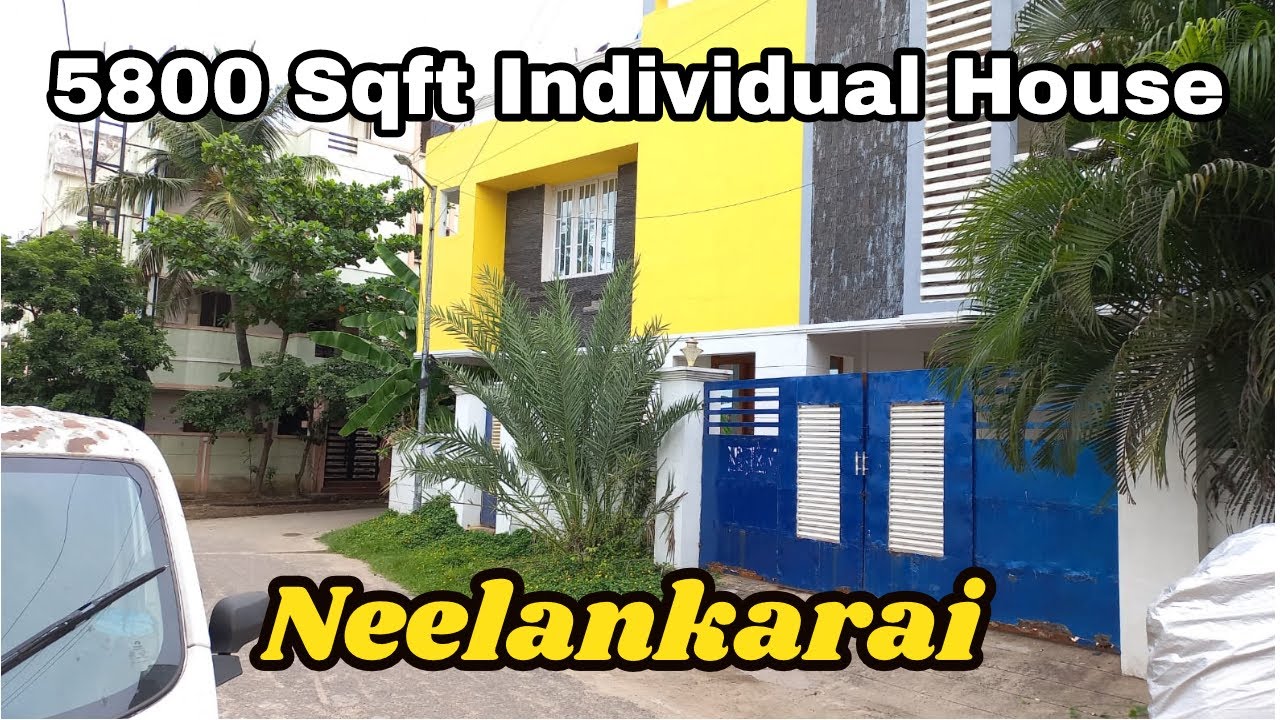 5800 Sqft Individual House Sale in Neelankarai Chennai Bank Auction