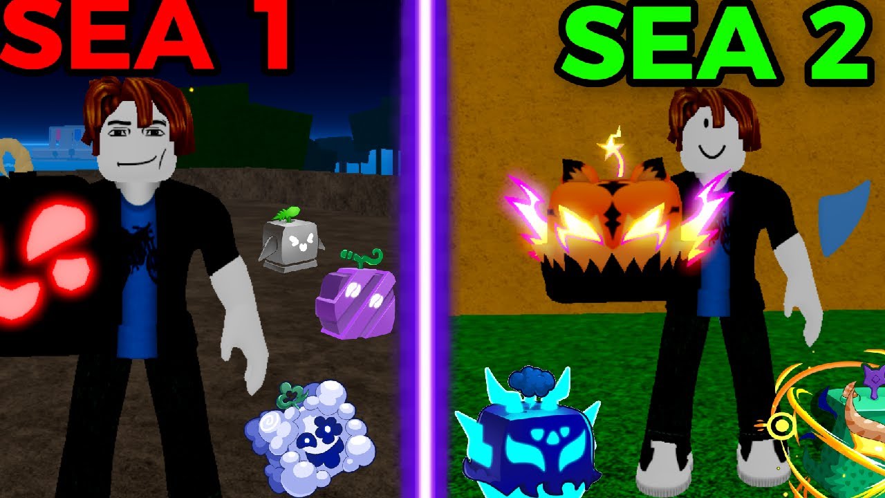 J'ai SPIN En SEA 1 VS SEA 2 VS SEA 3 Sur Blox Fruits ( Le dernier.....)