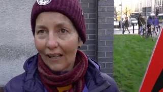 Rally 'We Must Protect Our Right to Peaceful Protest' Sheffield Magistrates Court (part 2 of 2)