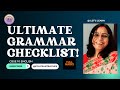 🥇 CBSE Class 10 English Grammar | Ultimate Checklist to Score FULL MARKS 💯