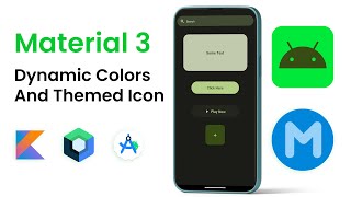 Material 3: How To Support Dynamic Colors And Themed lcon