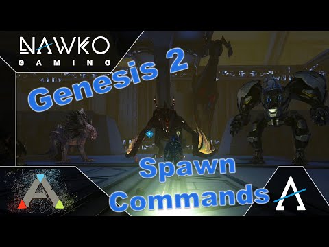 Ark Genesis 2 Spawn Command Cheat Tek Wyvern Exo Mek Stryder Maewing Shadowmane Alle Dinos Youtube