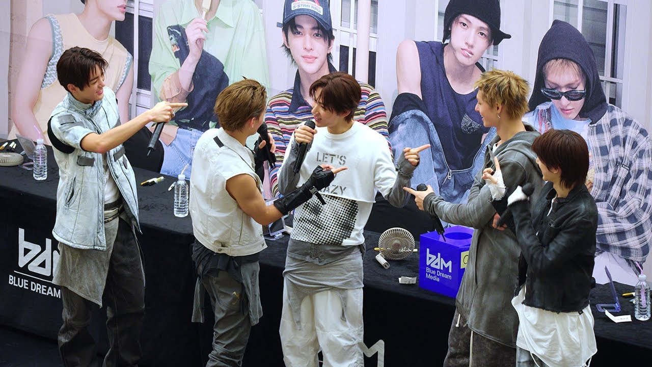 코르티스 (CORTIS) _ QNA & 퇴장 _ The 1st EP [COLOR OUTSIDE THE LINES] 발매 기념 공개 팬사인회 _ 마틴, 제임스, 주훈, 성현, 건호