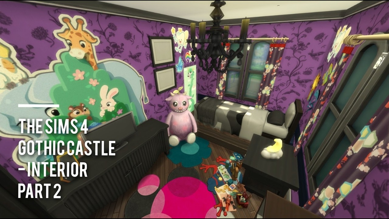Gothic castle part 2  - interior | The Sims 4 Speed Build