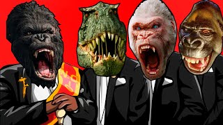 King Kong 1986 \& King Kong vs Tyrannosaurus Rex \& Kong: Skull Island - Coffin Dance Meme Song Cover