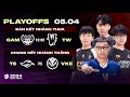 GAM vs TW (BO5) | TS vs VKE (BO5) | Playoffs VCS 2024 Mùa Xuân | BK Nhánh Thua & CK Nhánh Thắng image