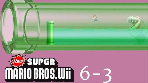 NSMBW 6-3 without touching the ground (Spliced run)