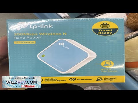 TP Link N300 Wireless Portable Nano Travel Router (TL WR802N) WiFi Bridge