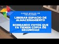 Google Fotos - Liberar espacio de almacenamiento