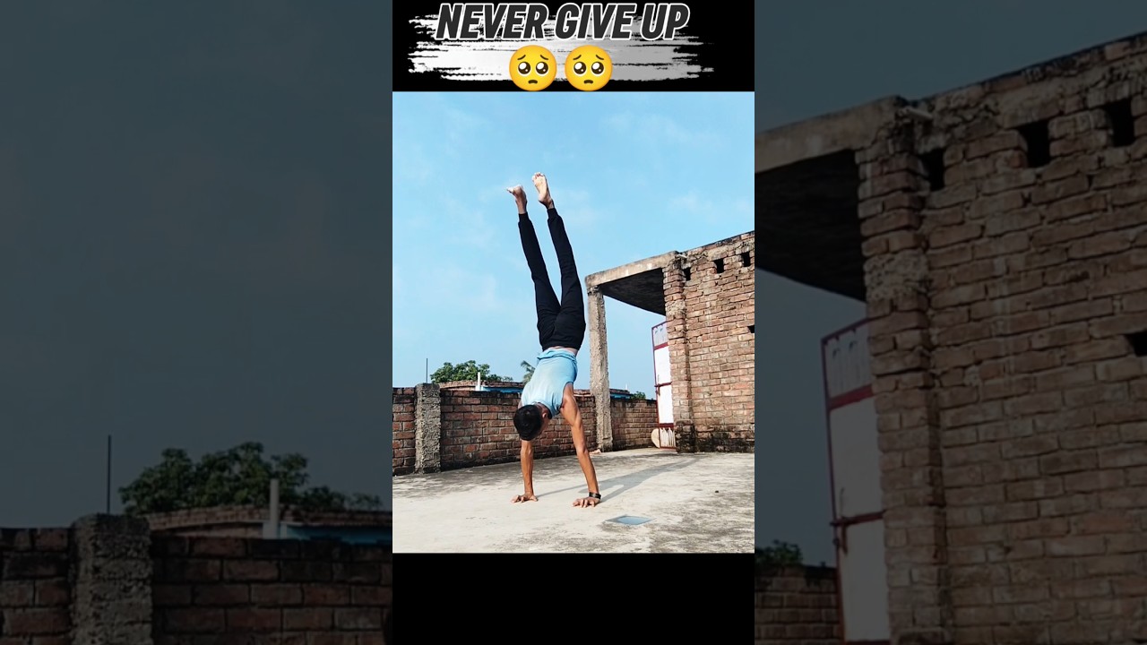 I try a perfect handstand but I failed #fitnessmotivation #shorts #workout #army #calasthanics
