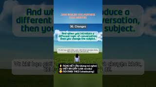 36. Changes - 1000 English Collocations | 1000 cụm từ tiếng Anh Lesson 36 Collocation On Changing