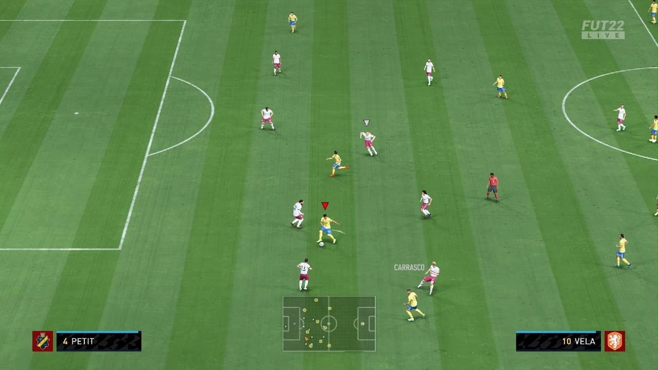 FIFA 22 easy 98# with Vela 90 and Carrasco 92