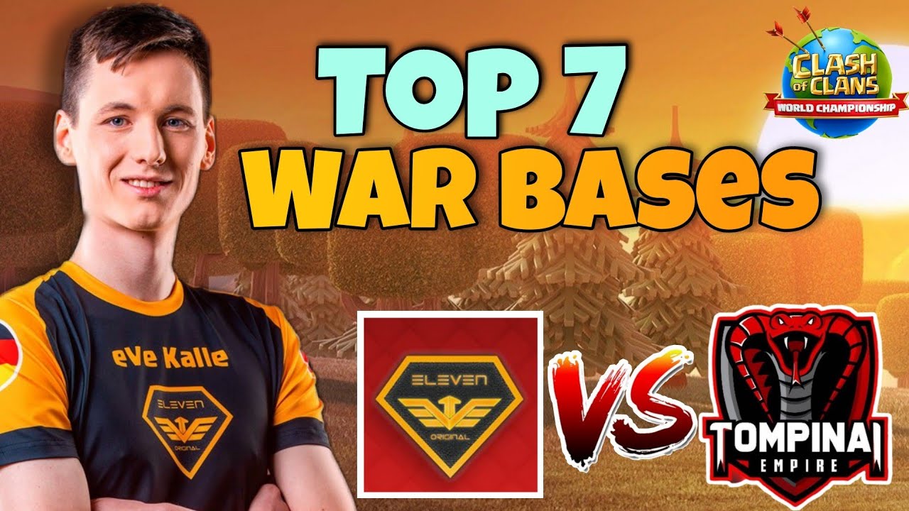 *New* Top 7 Th14 War Base With Link | Eleven Original vs Tompinai Empire Bases | Clash Of Clans