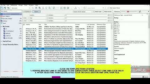 How to add superscript and remove bracket in Endnote Reference styles