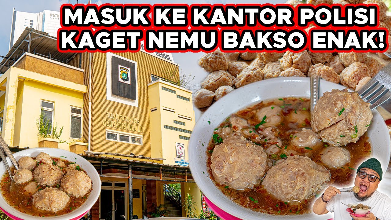 MASUK KANTOR POLISI !! KAGET NEMU BAKSO GRENYEL URAT SEMURAH INI..