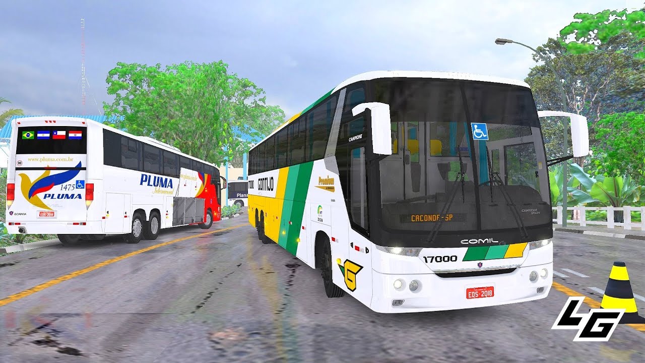 🔴[OMSI 2] Comil Campione Vision 3.65 Scania K420 +G27 - Mapa SP Brasil LC55