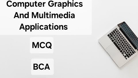 Computer Graphics Mcq || Maa shakumbhari university Mcq  BCA mcq 4 semester  model mcq