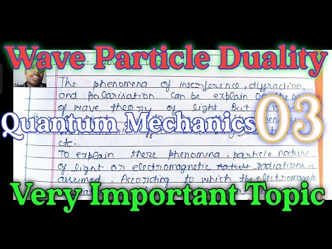 Wave Particle Duality || Quantum Mechanics || Engineering Physics for B ...