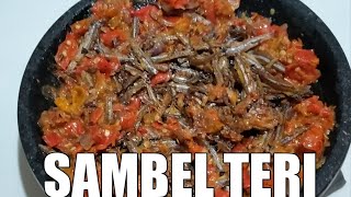 Sambel Teri Super Enak Teri Nya Kriuk Saat Di Gigit