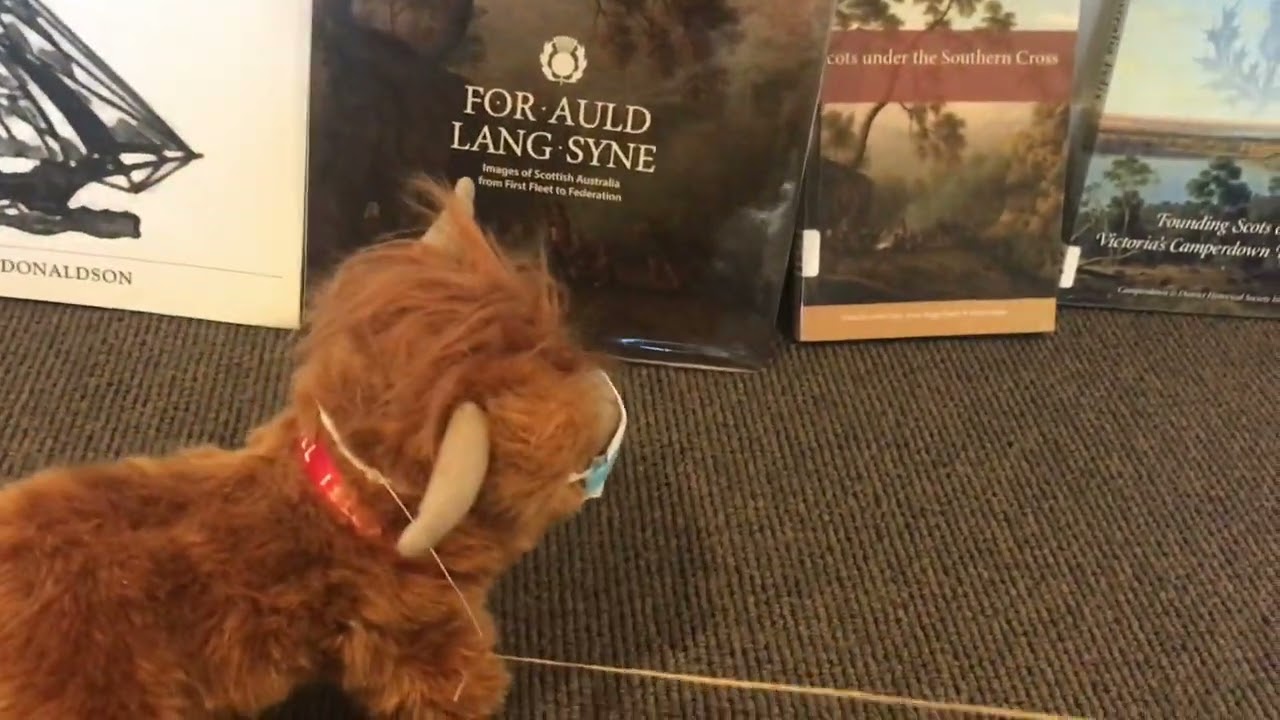 Clementine and International Bagpipes Day (PMI Victorian History Library)